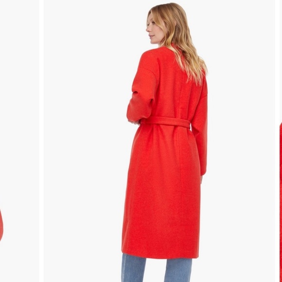 Wrap Front Double Knit Coat - Picture 2 of 4